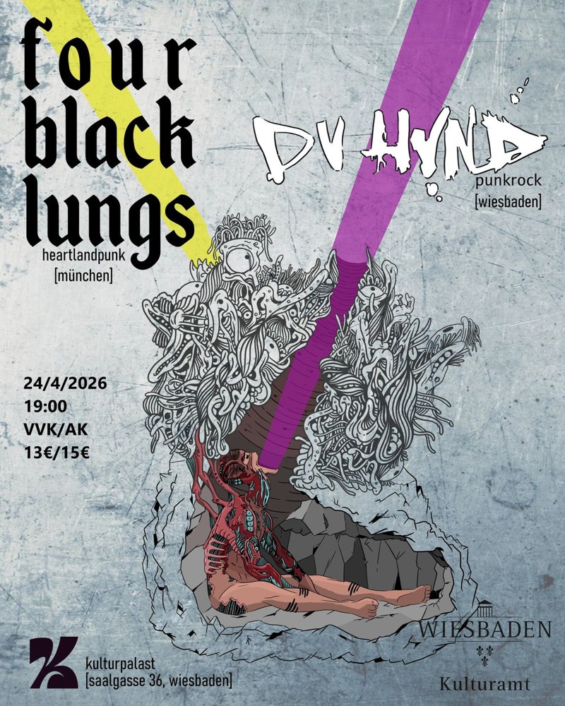 Four Black Lungs + Dv Hvnd