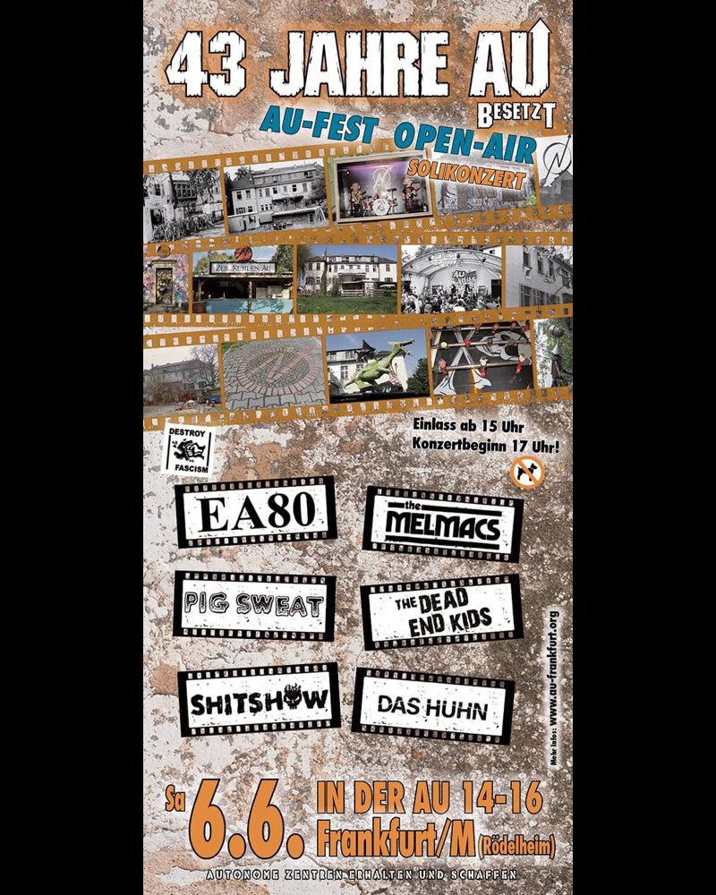 Au-Fest - 43 Jahre AU besetzt