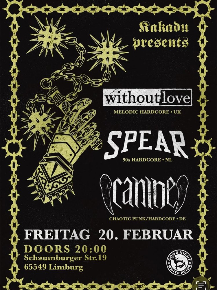 Without Love + Spear + Canine