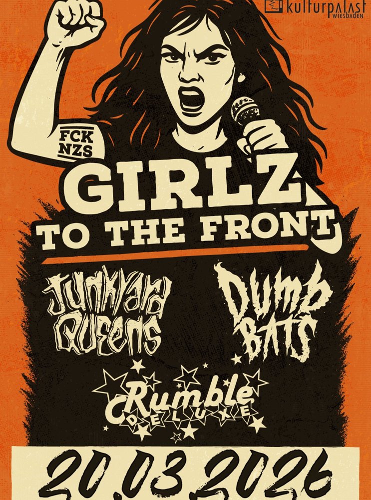 Girlz to the Front: Junkyard Queens + Dumb Bats + Rumble Deluxe