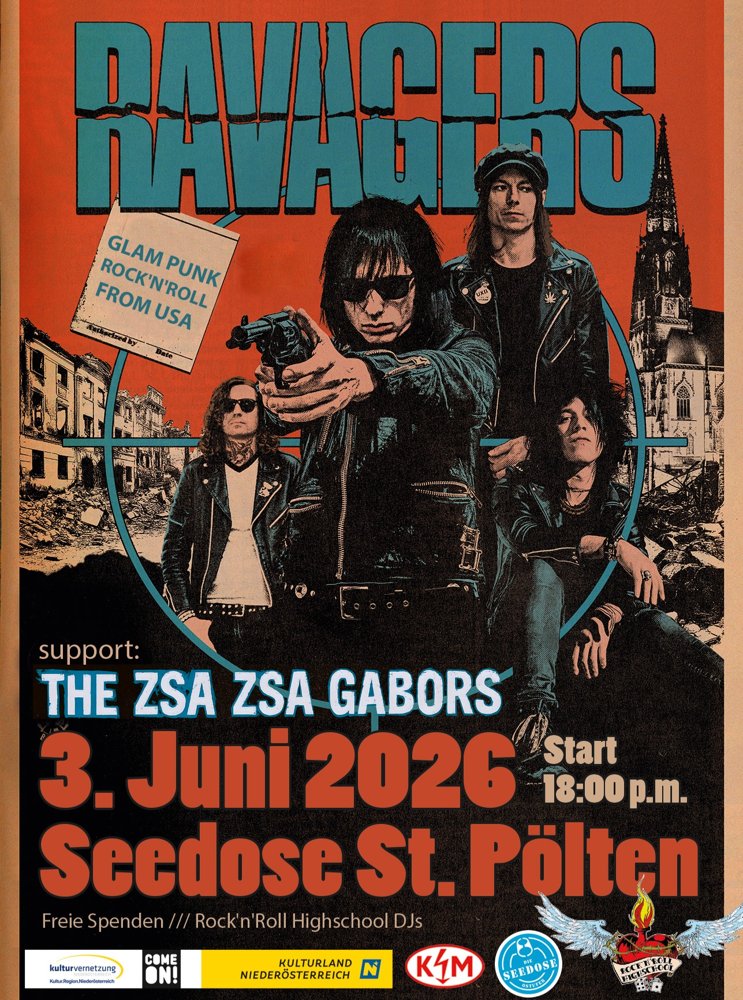 Ravagers + The Zsa Zsa Gabors