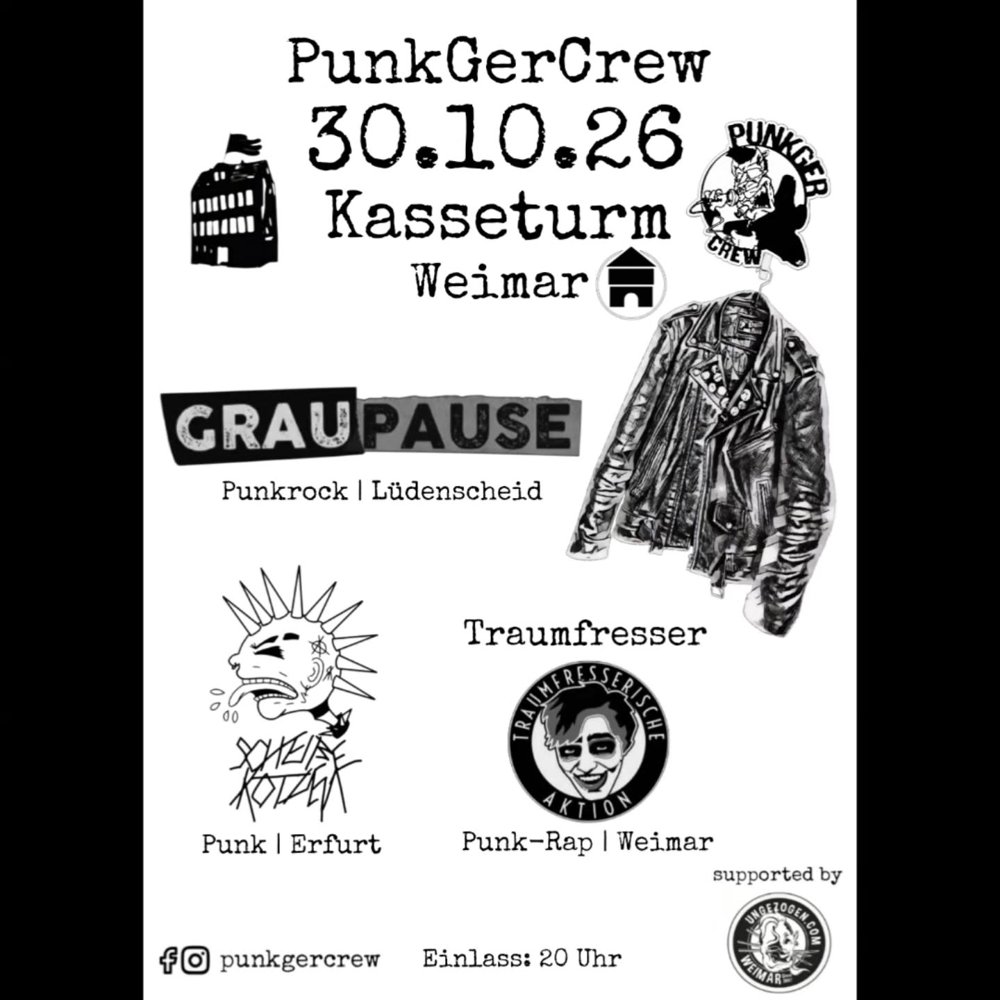 Graupause + Traumfresser + Scheißekotzen