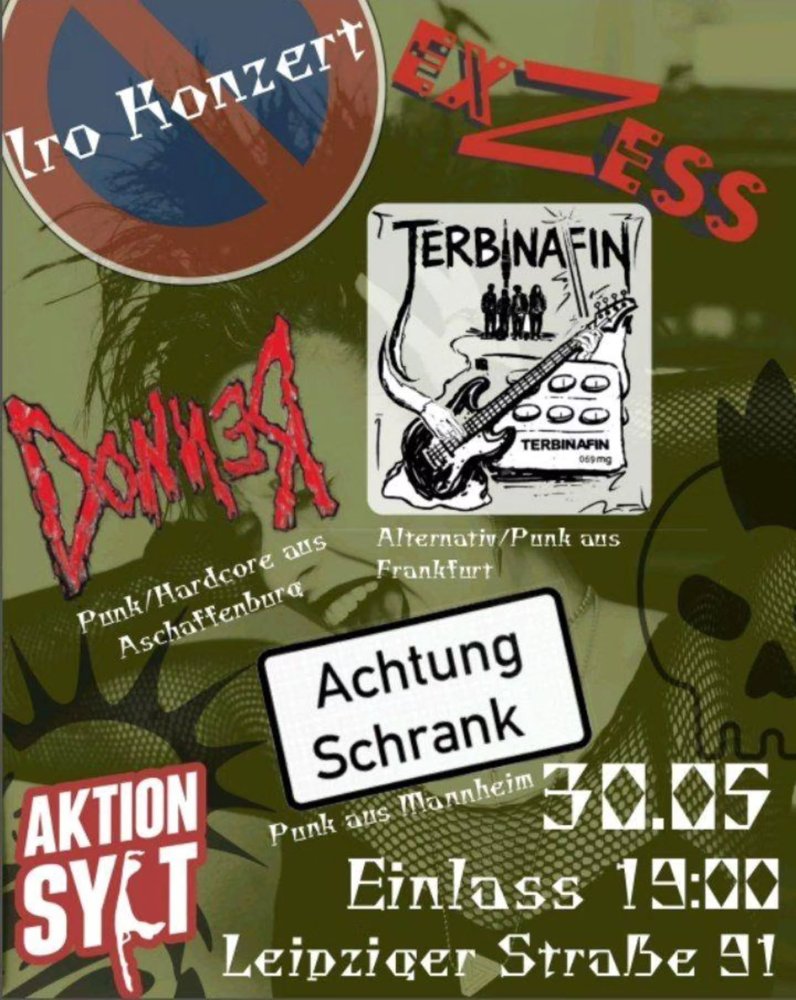 Donner + Terbinafin + Achtung Schrank