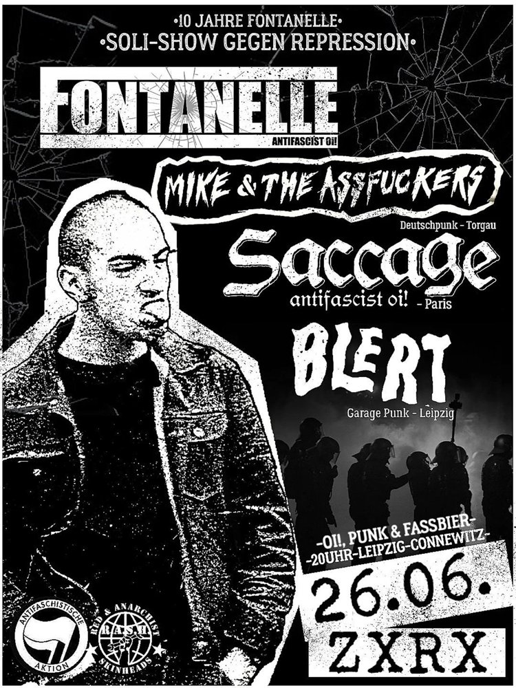 Fontanelle + Saccage + Mike & The Assfuckers + Blert