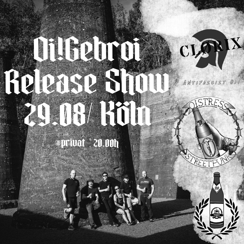 OiGebroi Release Show (+ Clorix & OiStress)