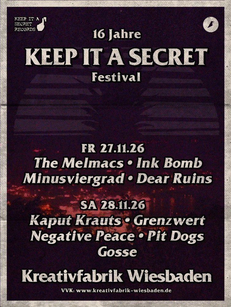 16 Jahre Keep it a Secret Festival