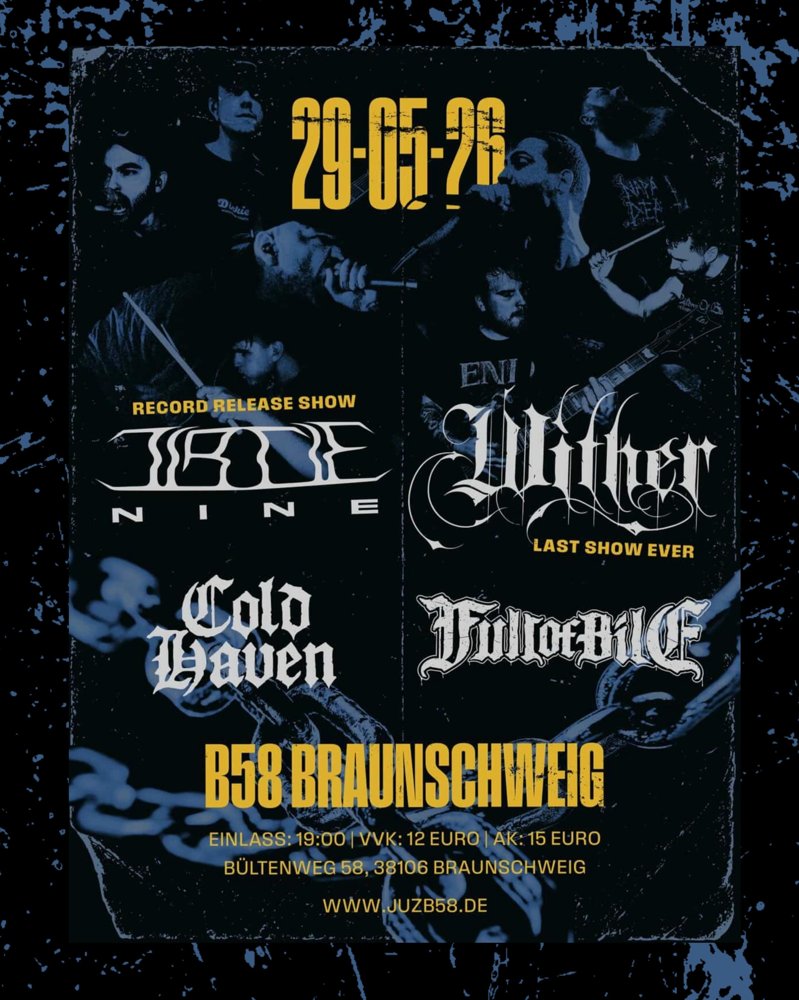 Wither + Circle Nine + Cold Haven + Full of Bile