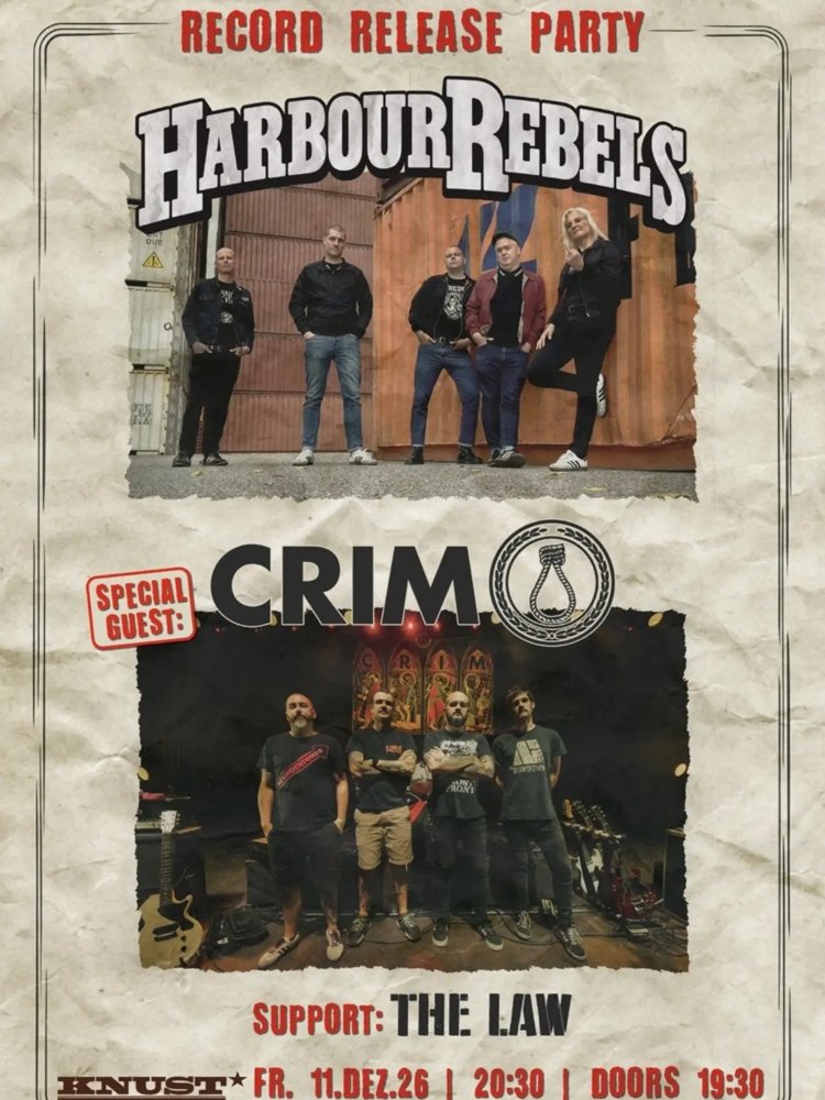 Harbour Rebels + Crim + The Law