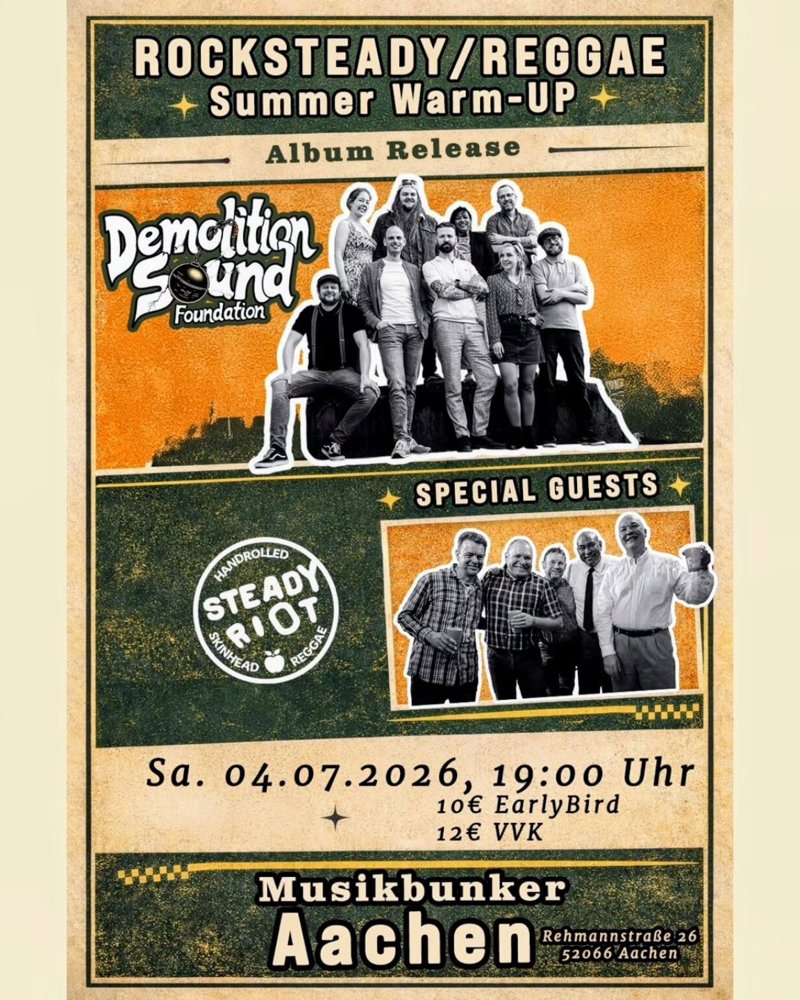 Demolition Sound Foundation + Steady Riot