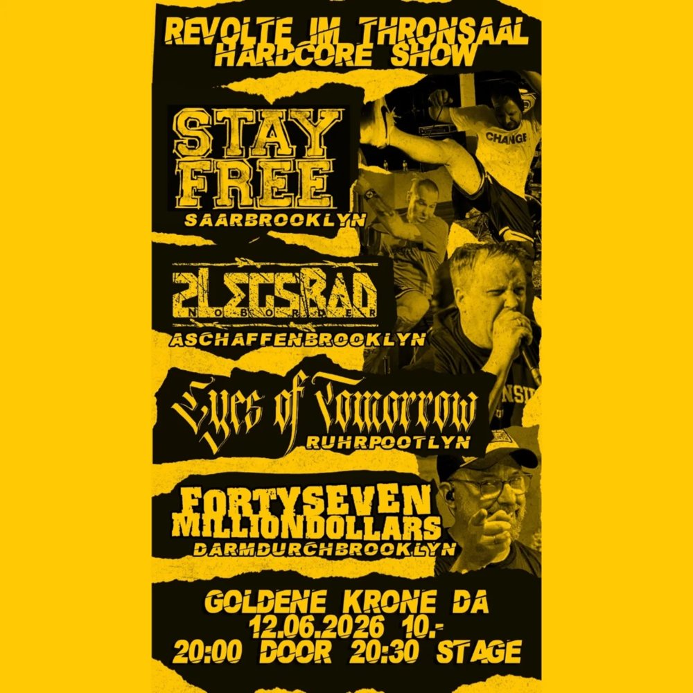 Stay Free + 2LegsBad + Eyes of Tomorrow + 47MillionDollars