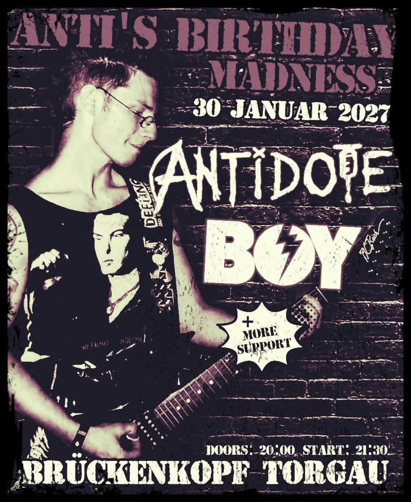 Antidote + Boy + tba