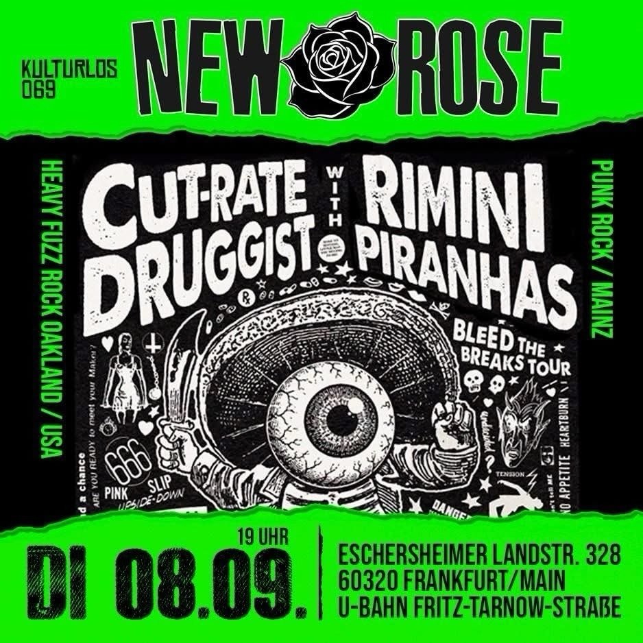 Cut-Rate Druggist + Rimini Piranhas