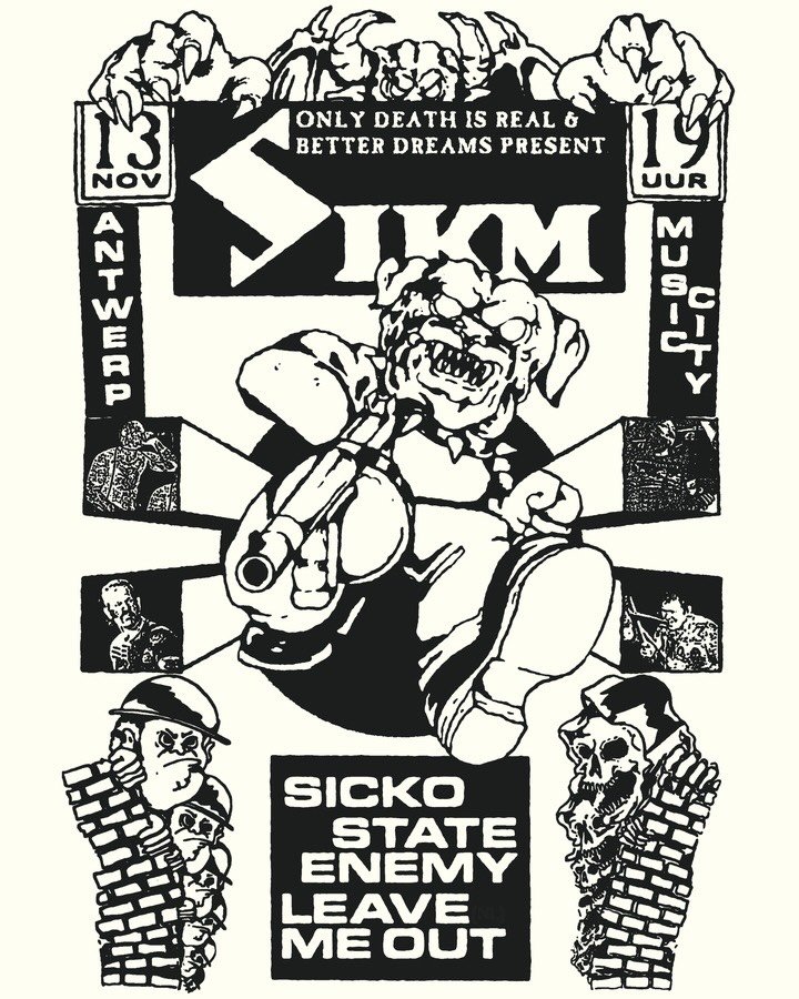SIKM + SICKO + STATE ENEMY + LEAVE ME OUT