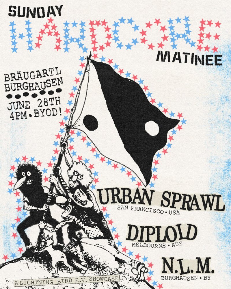 Urban Sprawl + Diploid + No Laughing Matter