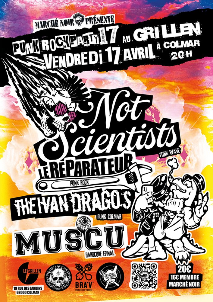 Not Scientists + Le Réparateur + The Ivan Drago's + Muscu