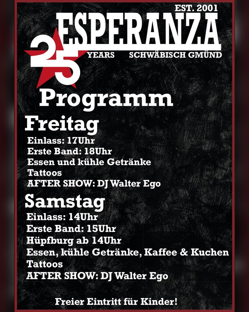 25 Jahre Esperanza