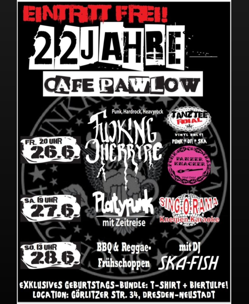 22 Jahre Cafe Pawlow