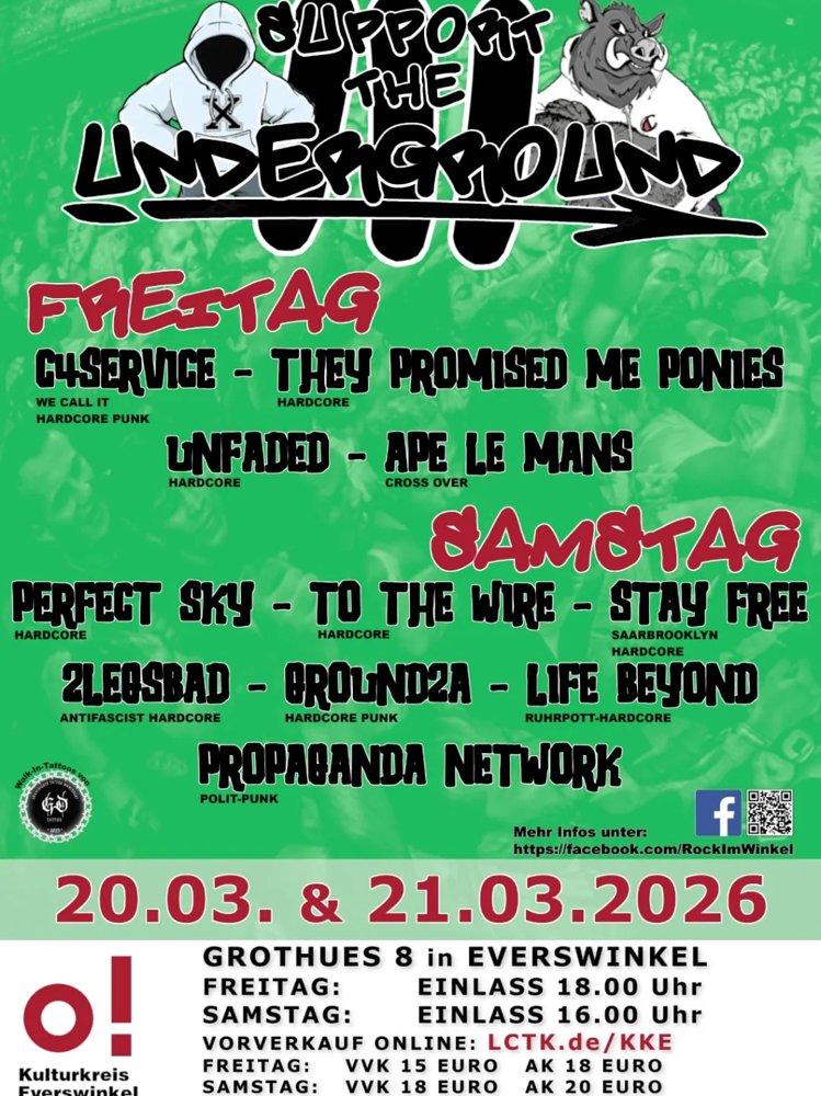 Support the Underground III