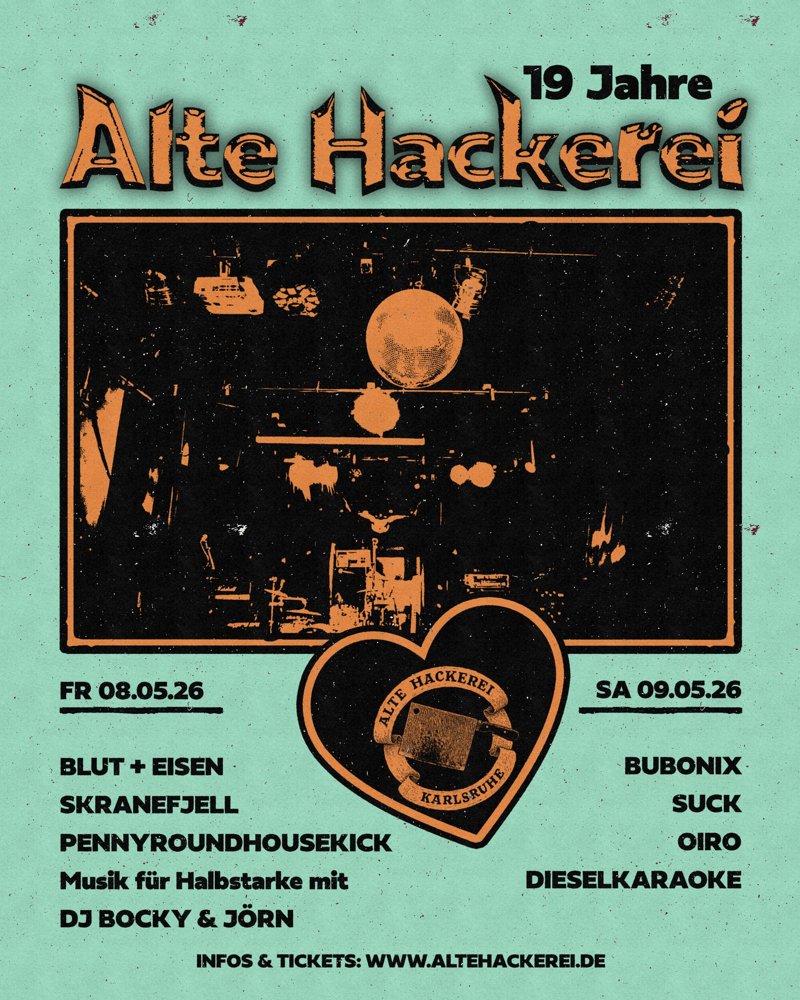 JAHRESFEST: Blut + Eisen, Skranefjell, Suck, Bubonix, Oiro, uvm