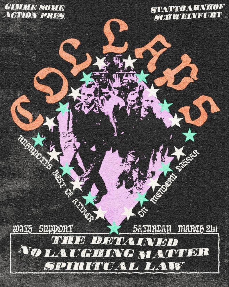 Collaps + The Detained + No Laughing Matters + Spiritual Law