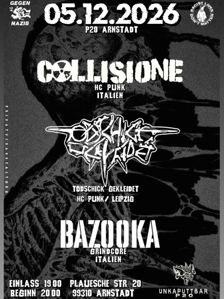 Collisione + Bazooka + Todschick Gekleidet