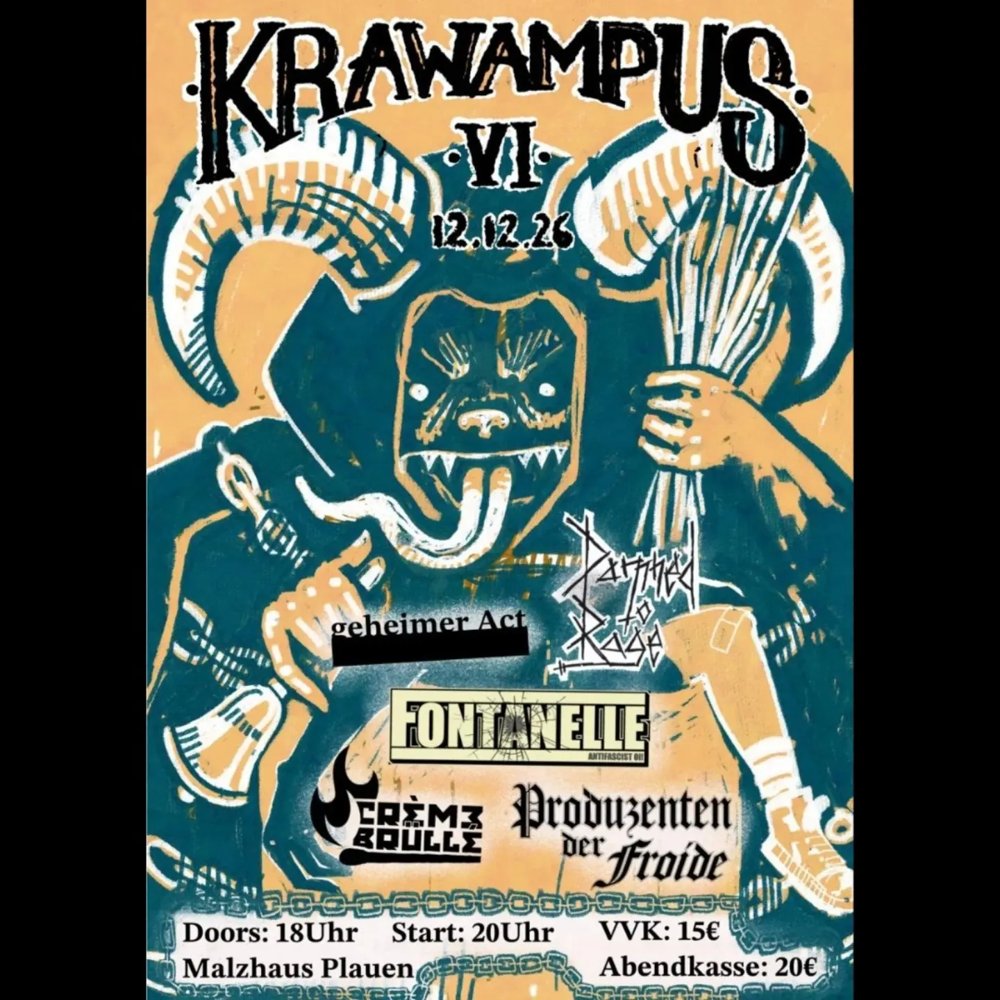 Krawampus VI: Fontanelle + Crème Brüllé + Produzenten der Froide