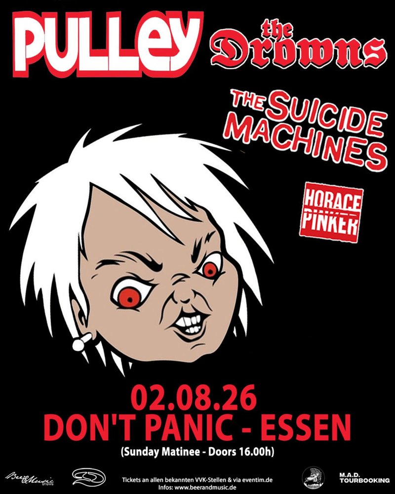 Pulley + The Drowns + The Suicide Machines + Horace Pinker