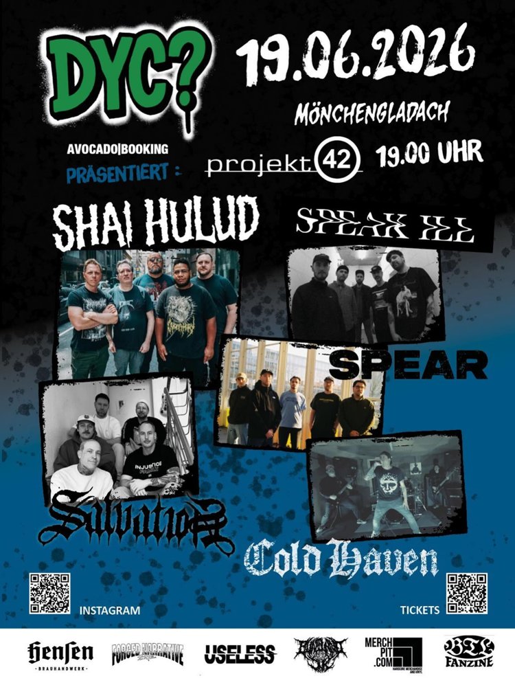 Shai Hulud + Speak Ill + Spear + Salvation + Cold Haven