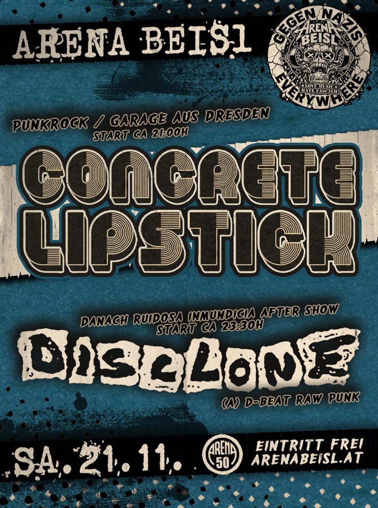 Concrete Lipstick + Disclone