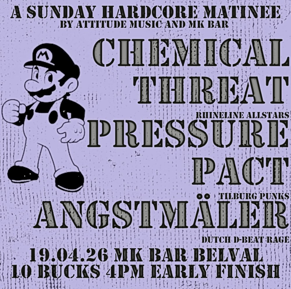 Chemical Threat + Pressure Pact + Angstmäler