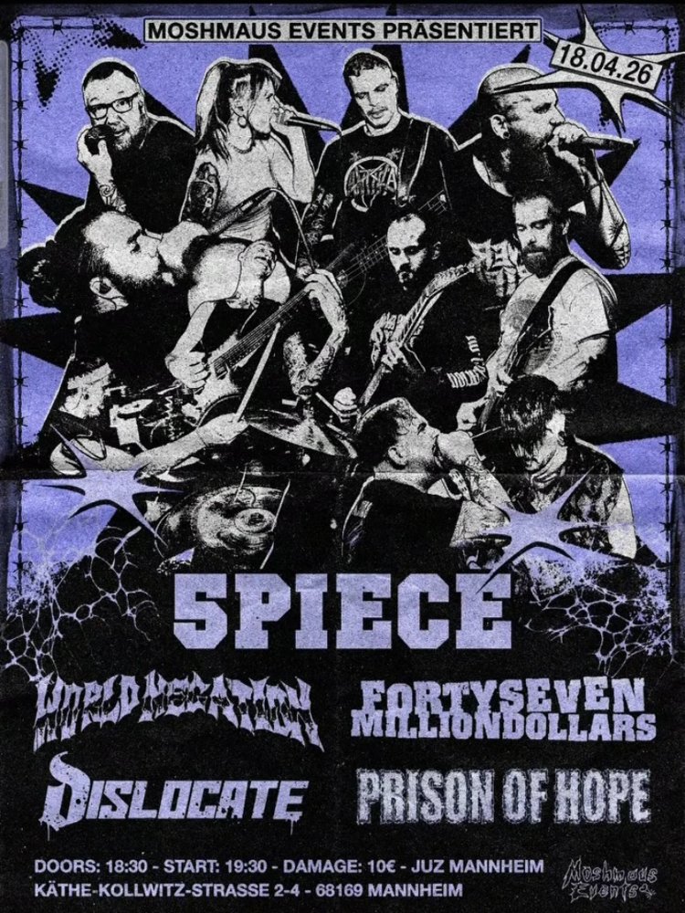 Dislocate + 5 Piece + Prison of Hope + 47 Million Dollars + World Negation