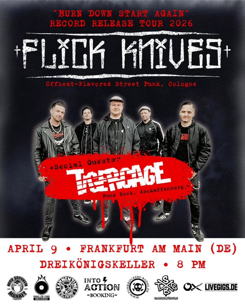 Flick Knifes + Tigercage