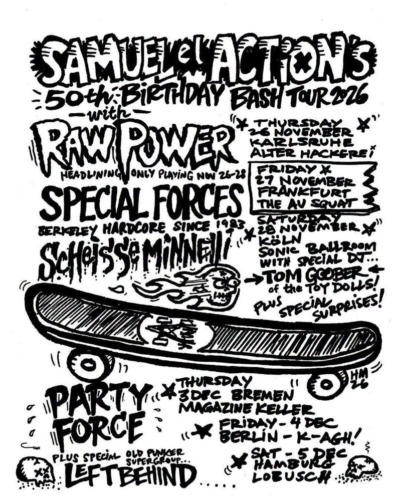 Raw Power + Scheisse Minnelli + Special Forces + Party Force + Left Behind