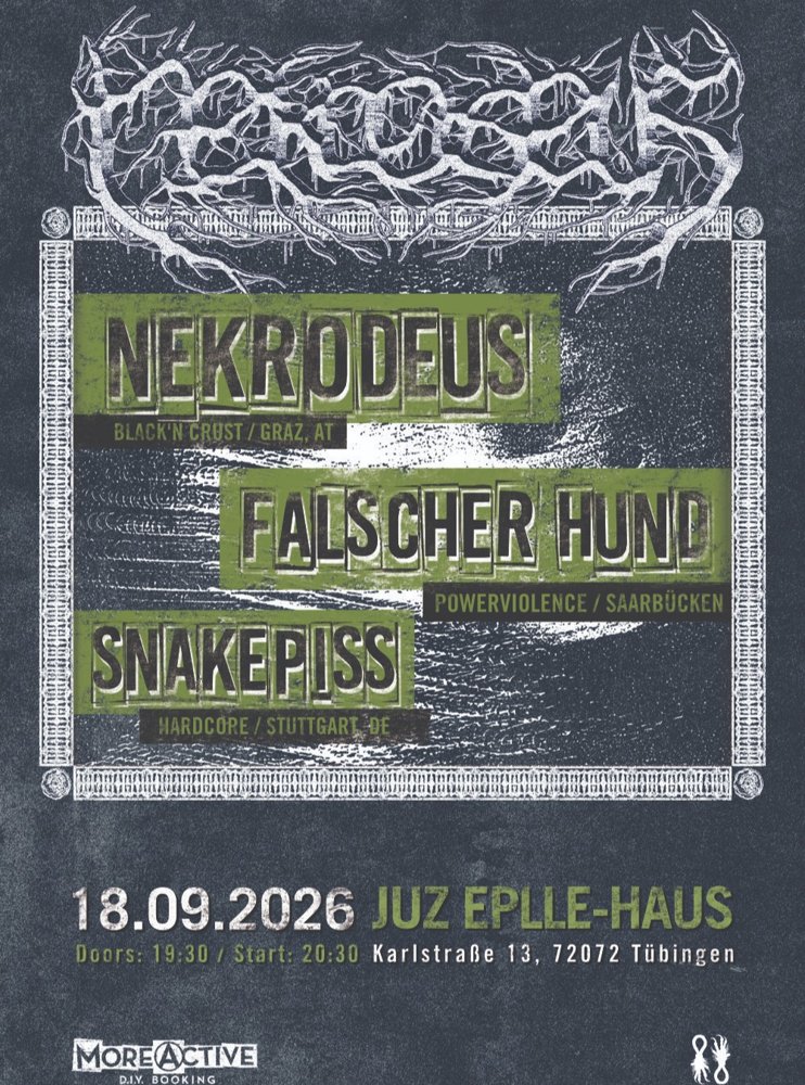 Nekrodeus + Falscher Hund + Snake Piss