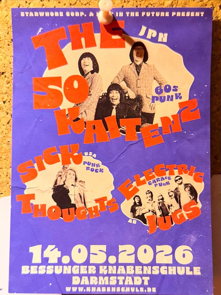 THE 50 KAITENZ & SICK THOUGHTS & ELECTRIC JUGS