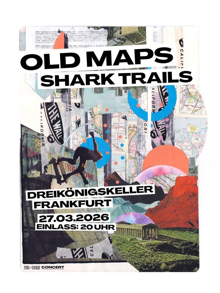Old Maps + Shark Trails