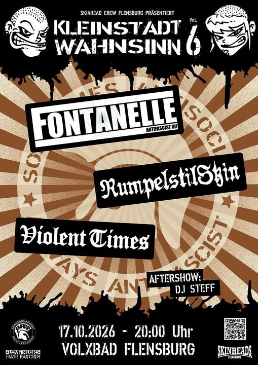 Kleinstadtwahnsinn 6: Fontanelle + Rumpelstilskin + Violent Times