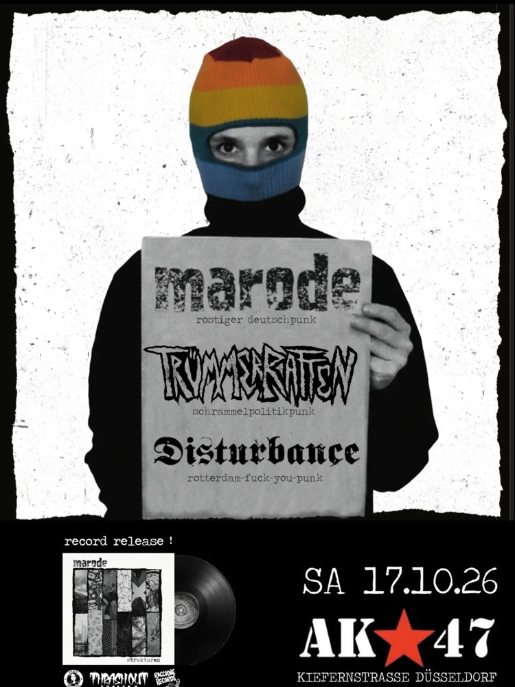 Marode + Trümmerratten + Disturbance