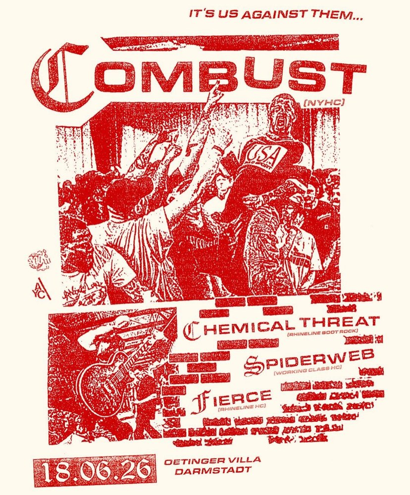 Combust + Chemical Threat + Spiderweb + Fierce
