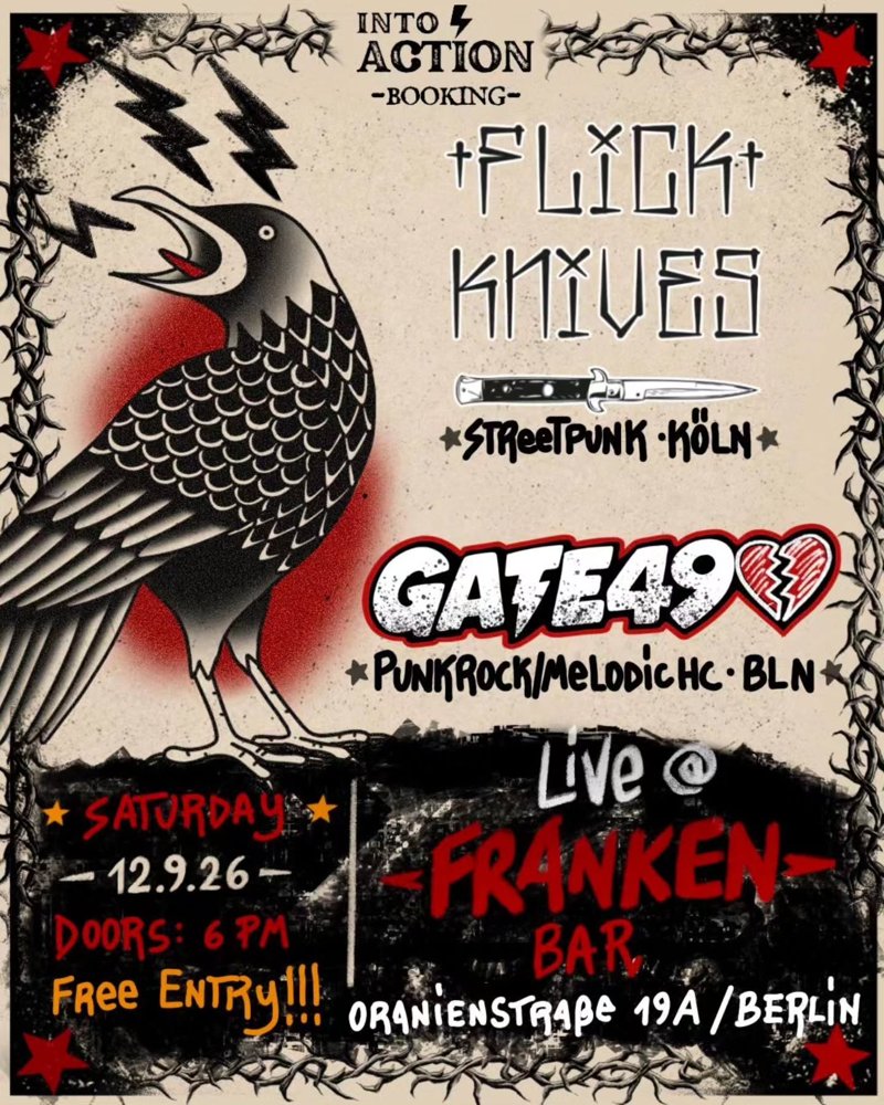 Flick Knifes + Gate49