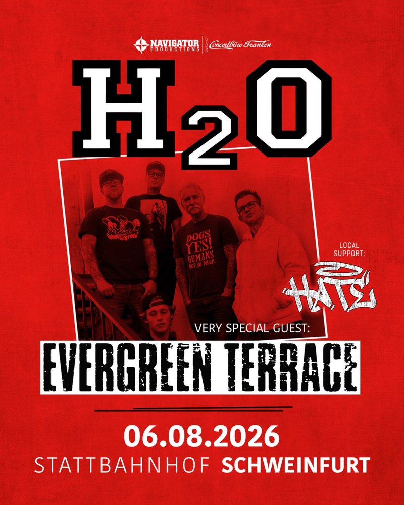 H2O + Evergreen Terrace + Hate