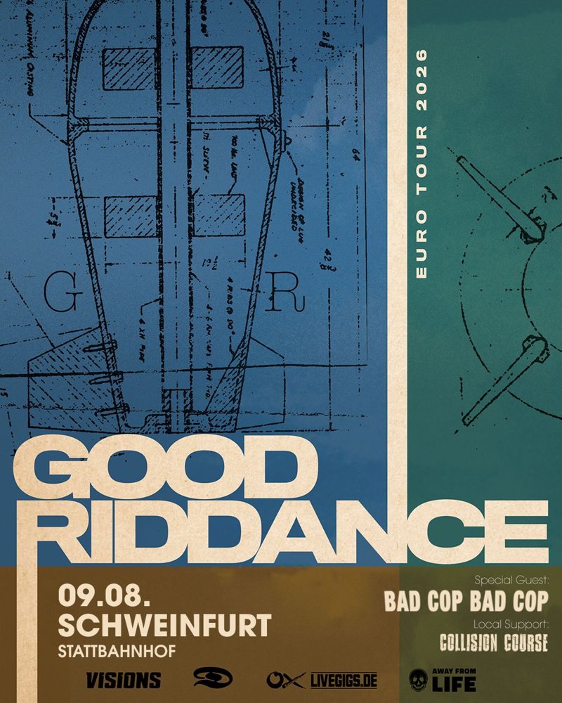 Good Riddance + Bad Cop Bad Cop + Collision Course
