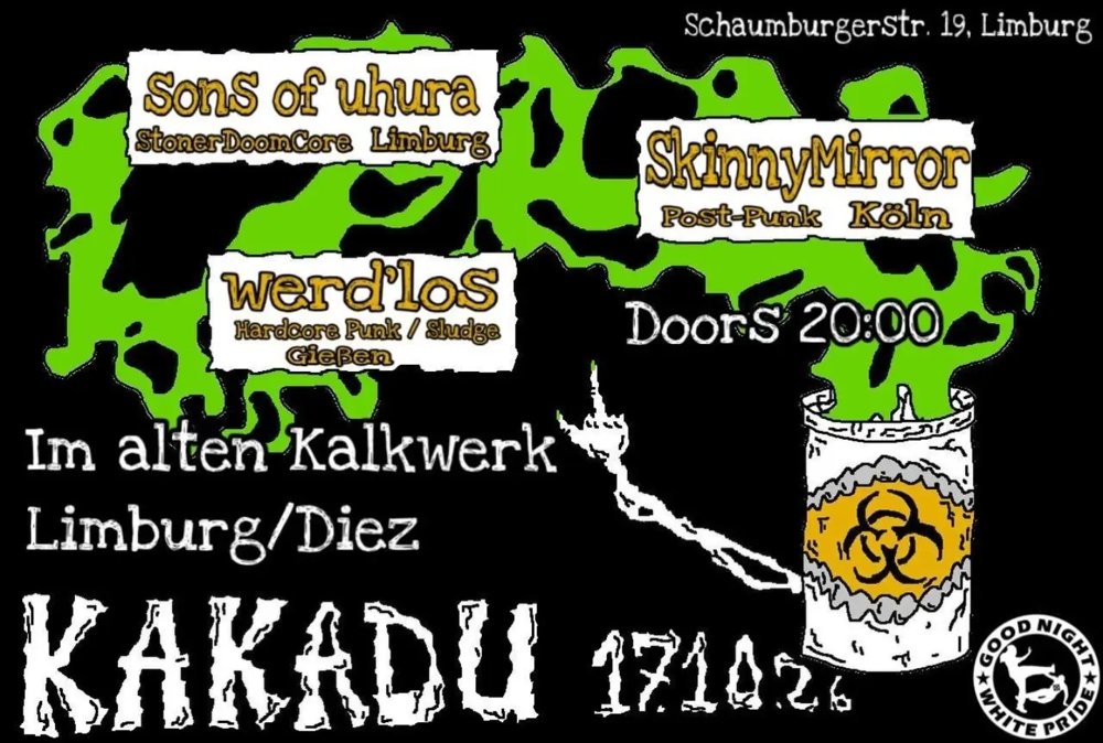 Sons of Uhura + werd'los + Skinny Mirror