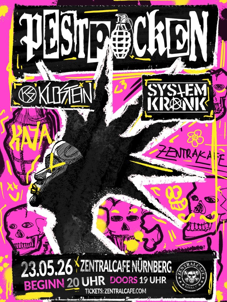 Pestpocken + Klostein + Systemkrank