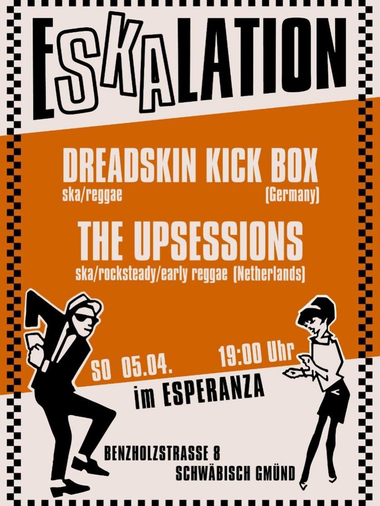 The Upsessions + Dreadskin Kickbox at Esperanza