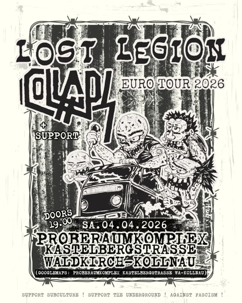 Lost Legion + Collaps + support