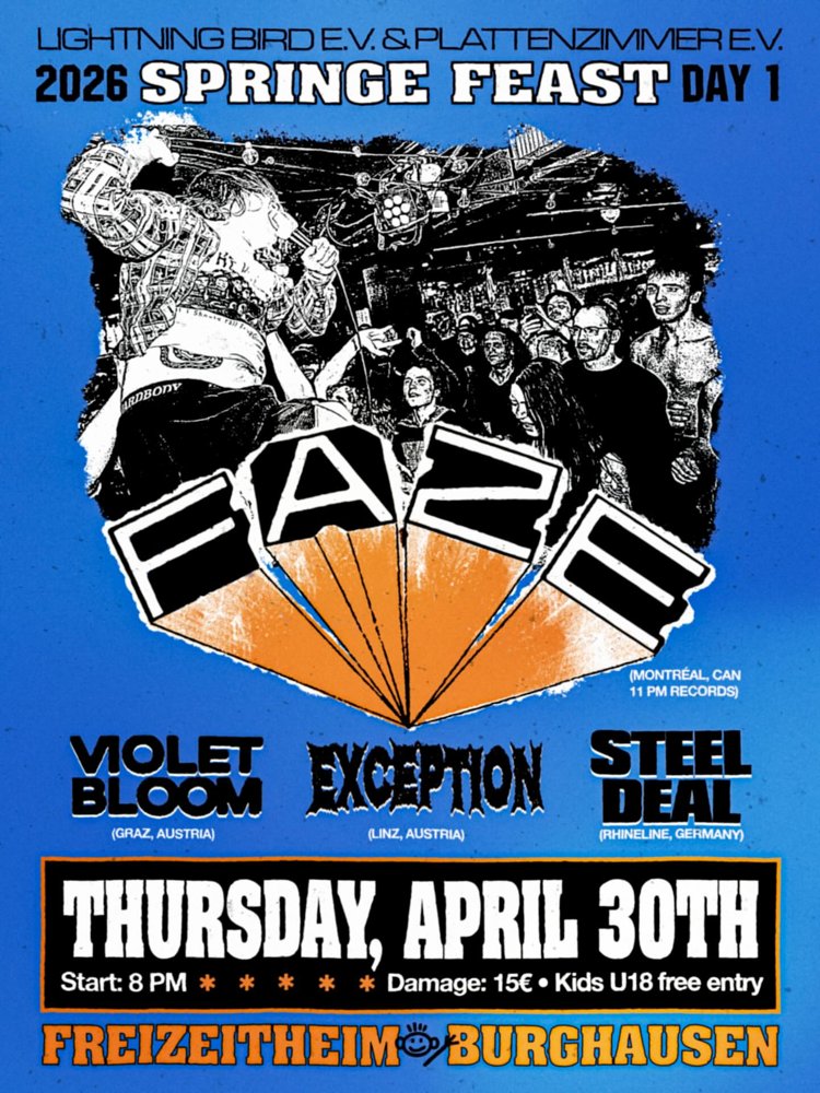 SPRINGE FEAST Day 1: FAZE, Violet Bloom, Exception & Steel Deal