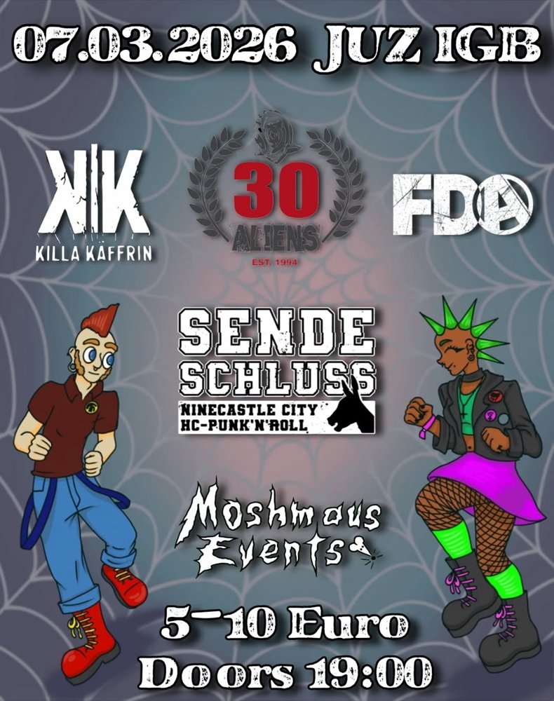 Sendeschluss + Killa Käffrin + Aliens + Freidenkeralarm