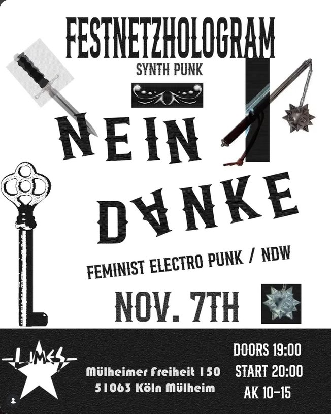 FESTNETZHOLOGRAM + NEIN DANKE