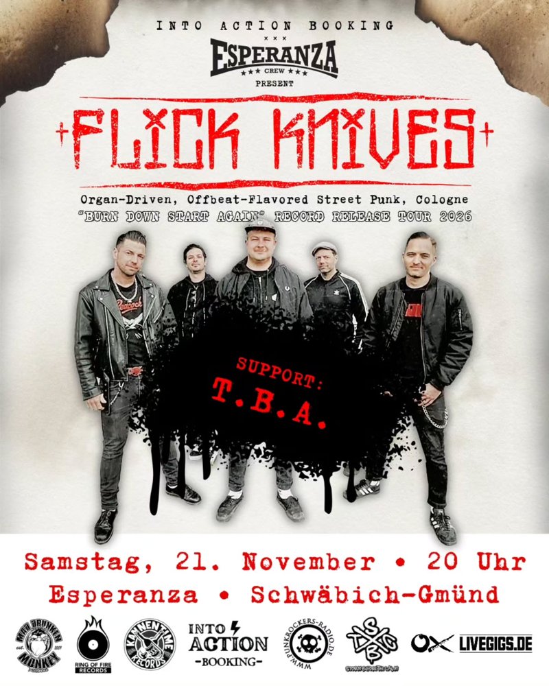 Flick Knifes + TBA